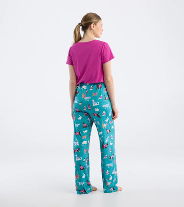 Little Blue House Cute Cats Women’s PJ Pants In A Bag